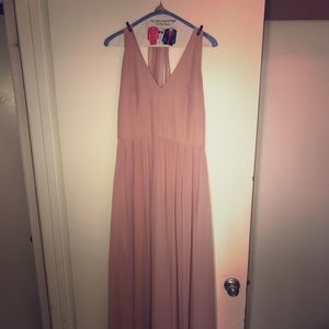 Blush dress Monique Lhullier